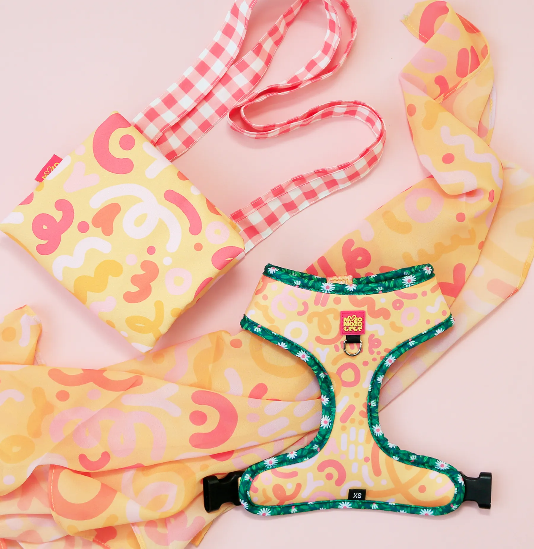 Scarf - Cheddar ribbons
