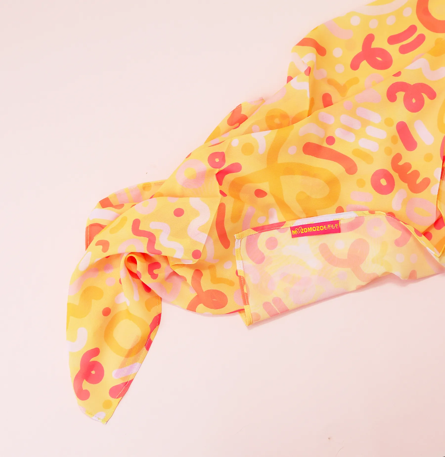 Scarf - Cheddar ribbons