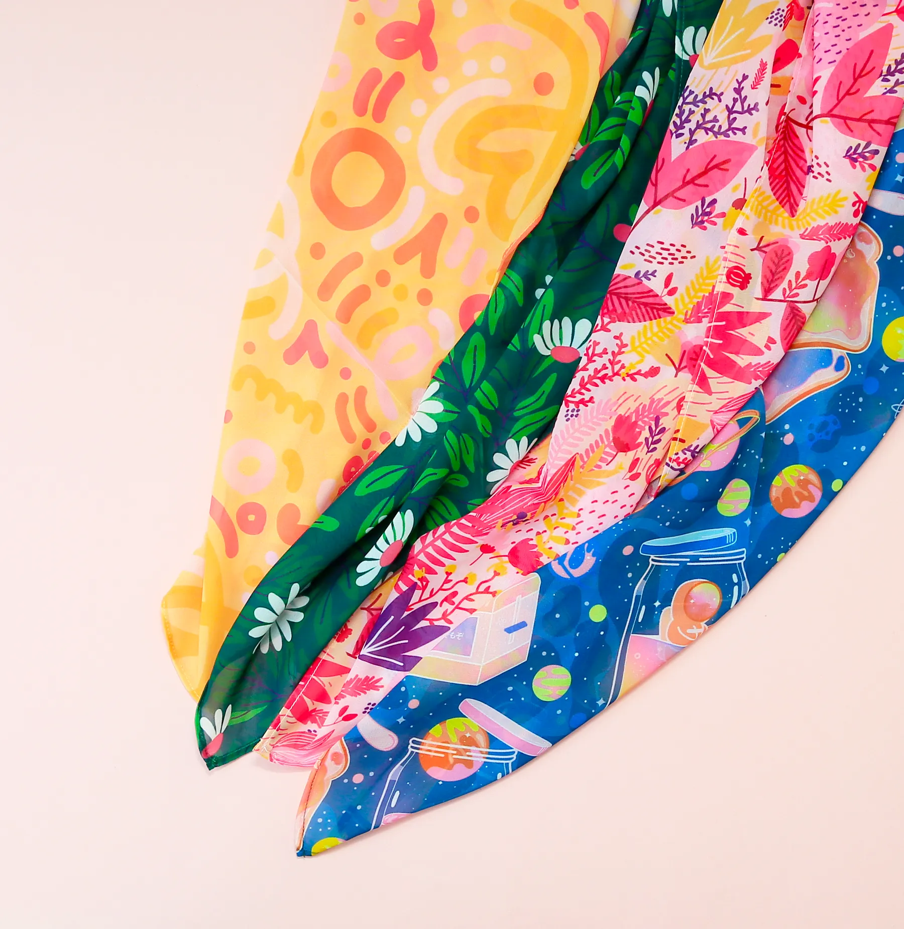 Scarf - Cheddar ribbons