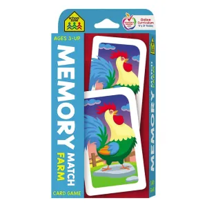 School Zone Game Cards (Memory Match Farm)