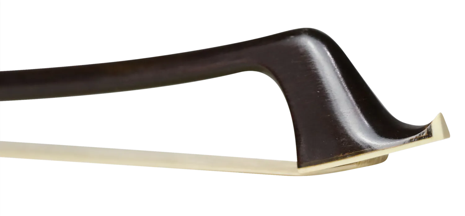 Schumann Ipe Wood Double Bass Bow Silver Mounted German 3/4