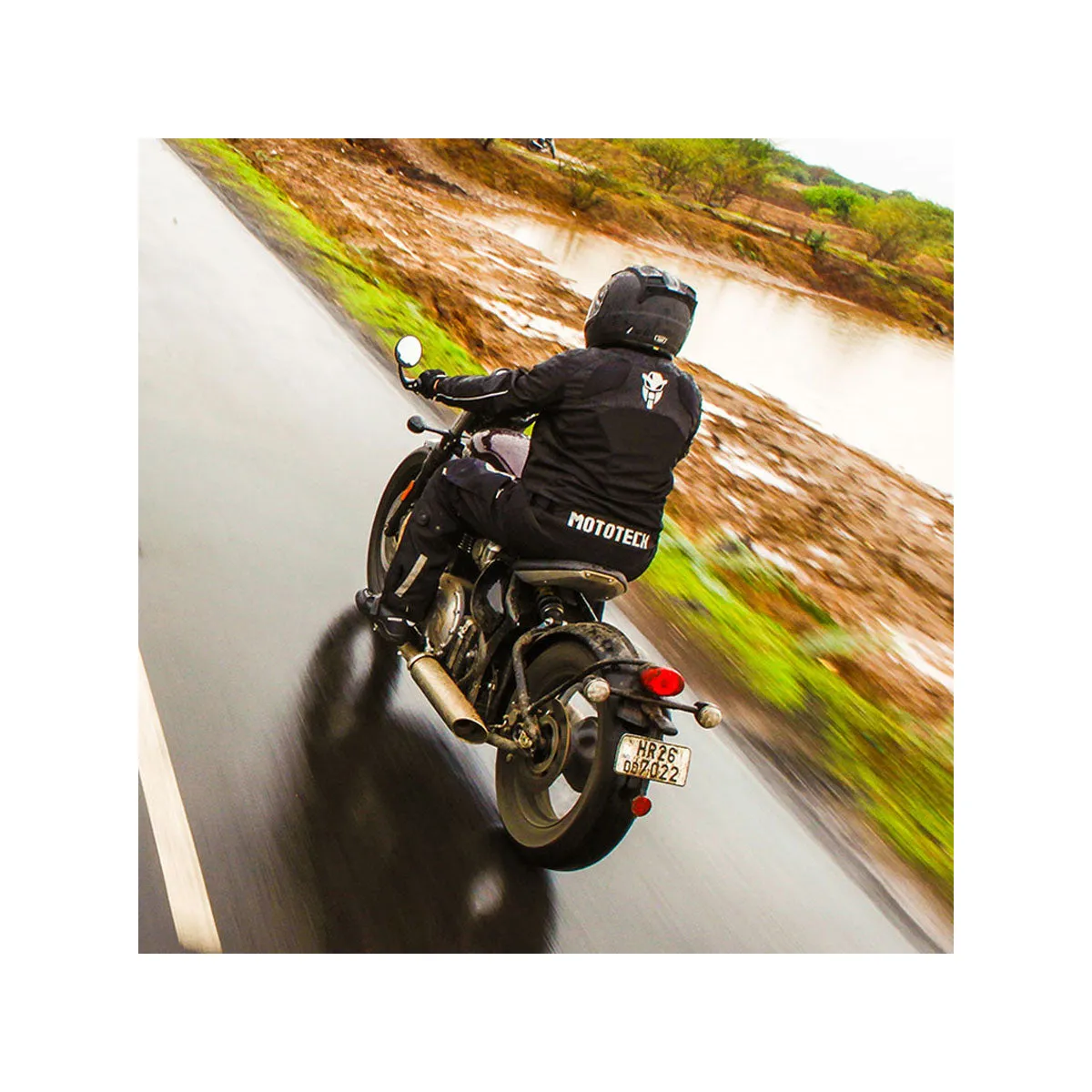 Scrambler Air Motorcycle Riding Jacket v2 - Black - Level 2