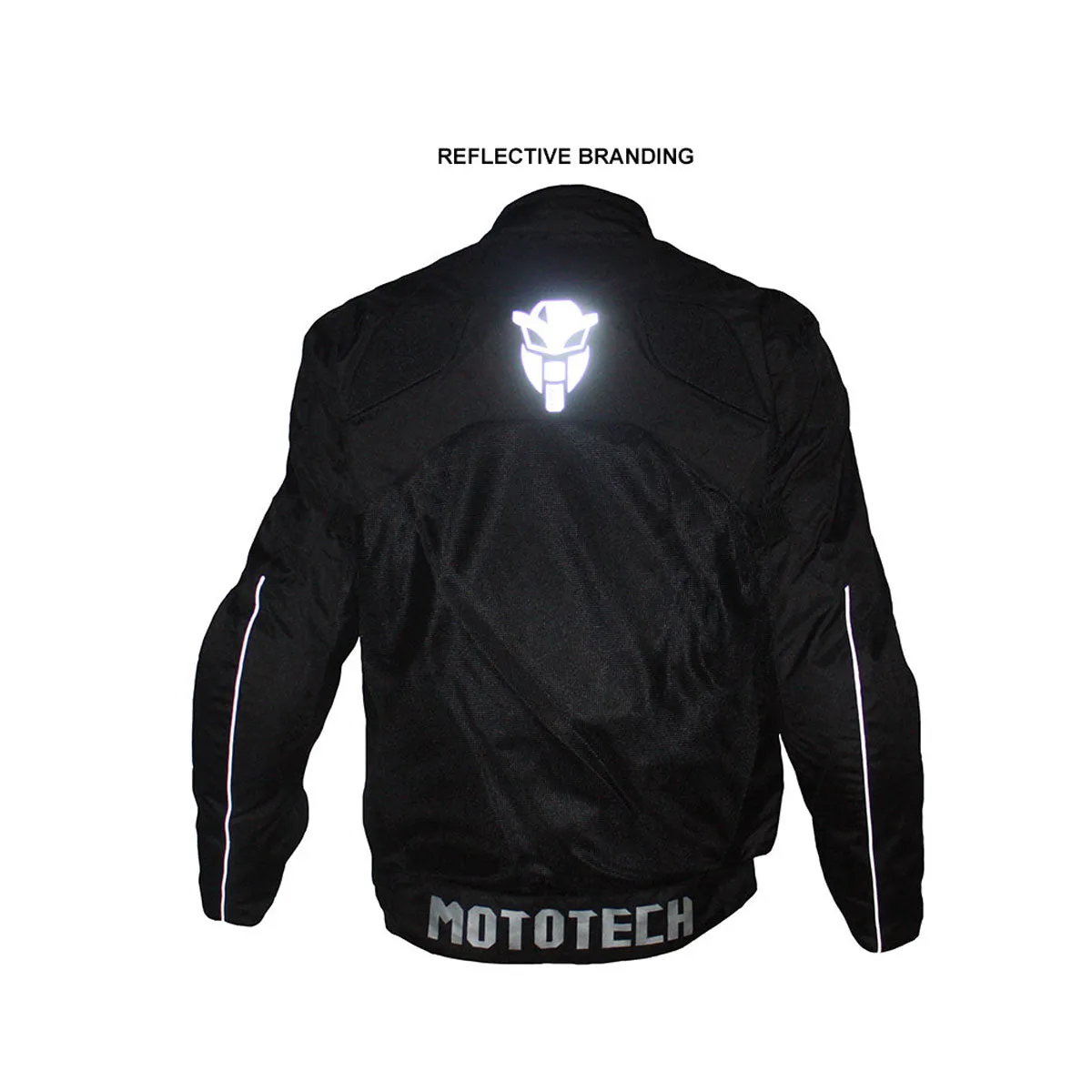 Scrambler Air Motorcycle Riding Jacket v2 - Black - Level 2
