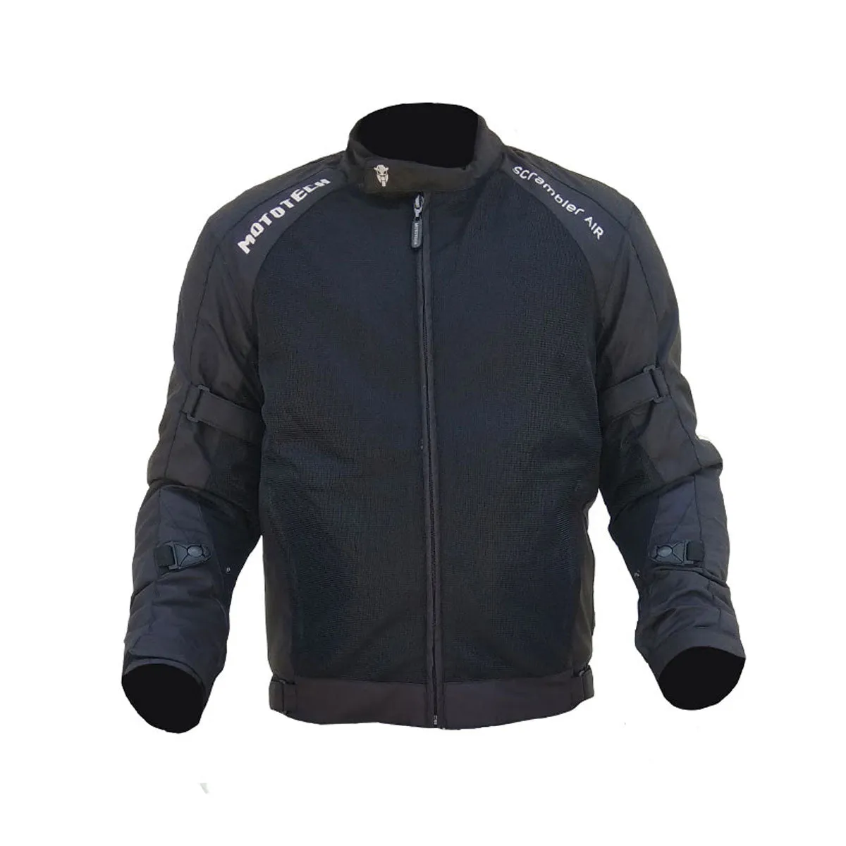 Scrambler Air Motorcycle Riding Jacket v2 - Black - Level 2