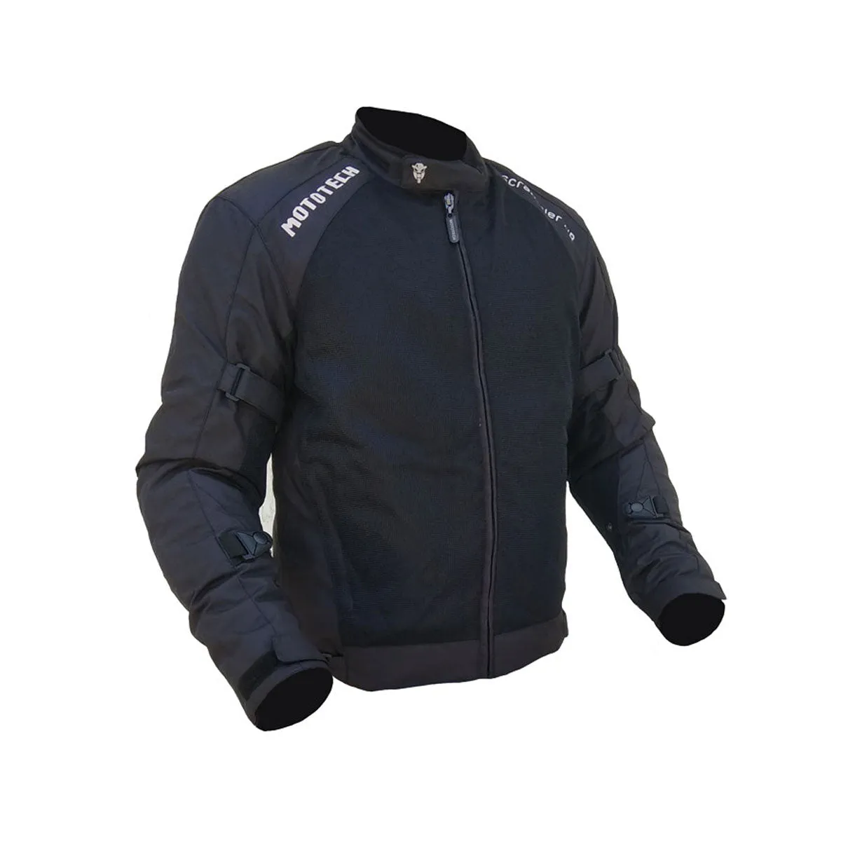 Scrambler Air Motorcycle Riding Jacket v2 - Black - Level 2