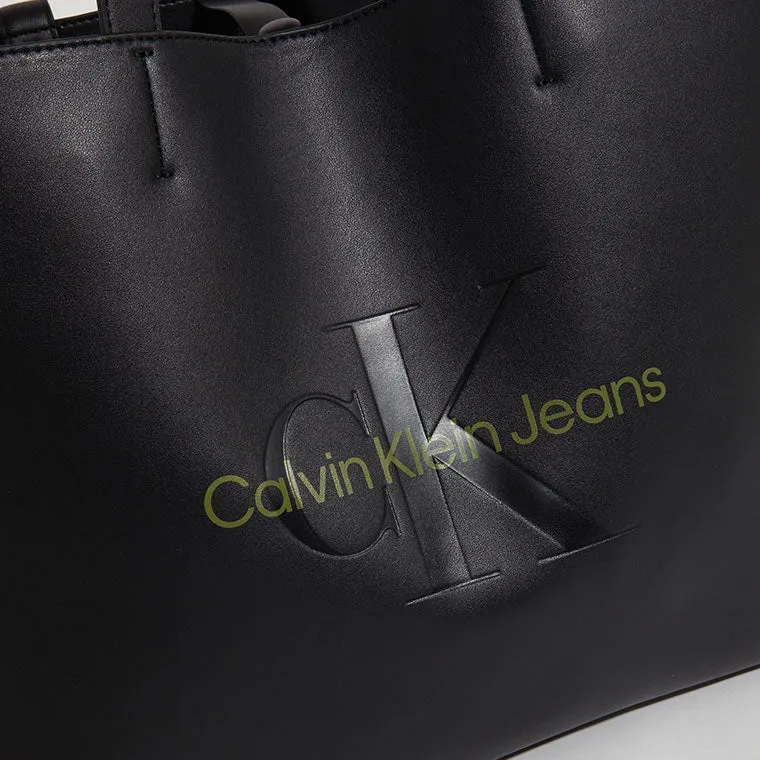 Sculpted Slim Tote Bag - Black Multi