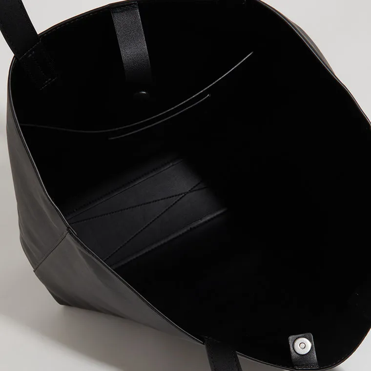 Sculpted Slim Tote Bag - Black Multi