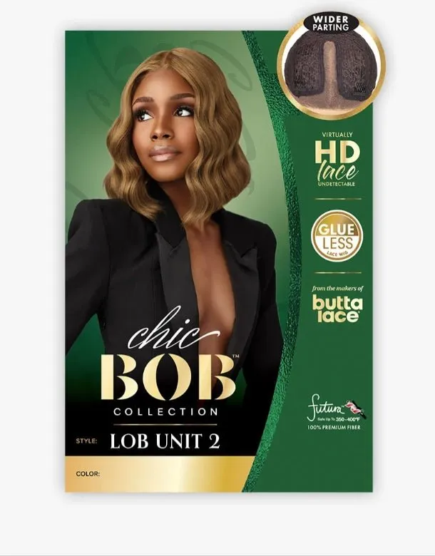 Sensationnel Butta Chic Bob 5" Deep Glueless HD Lace Front Wig - LOB UNIT 2
