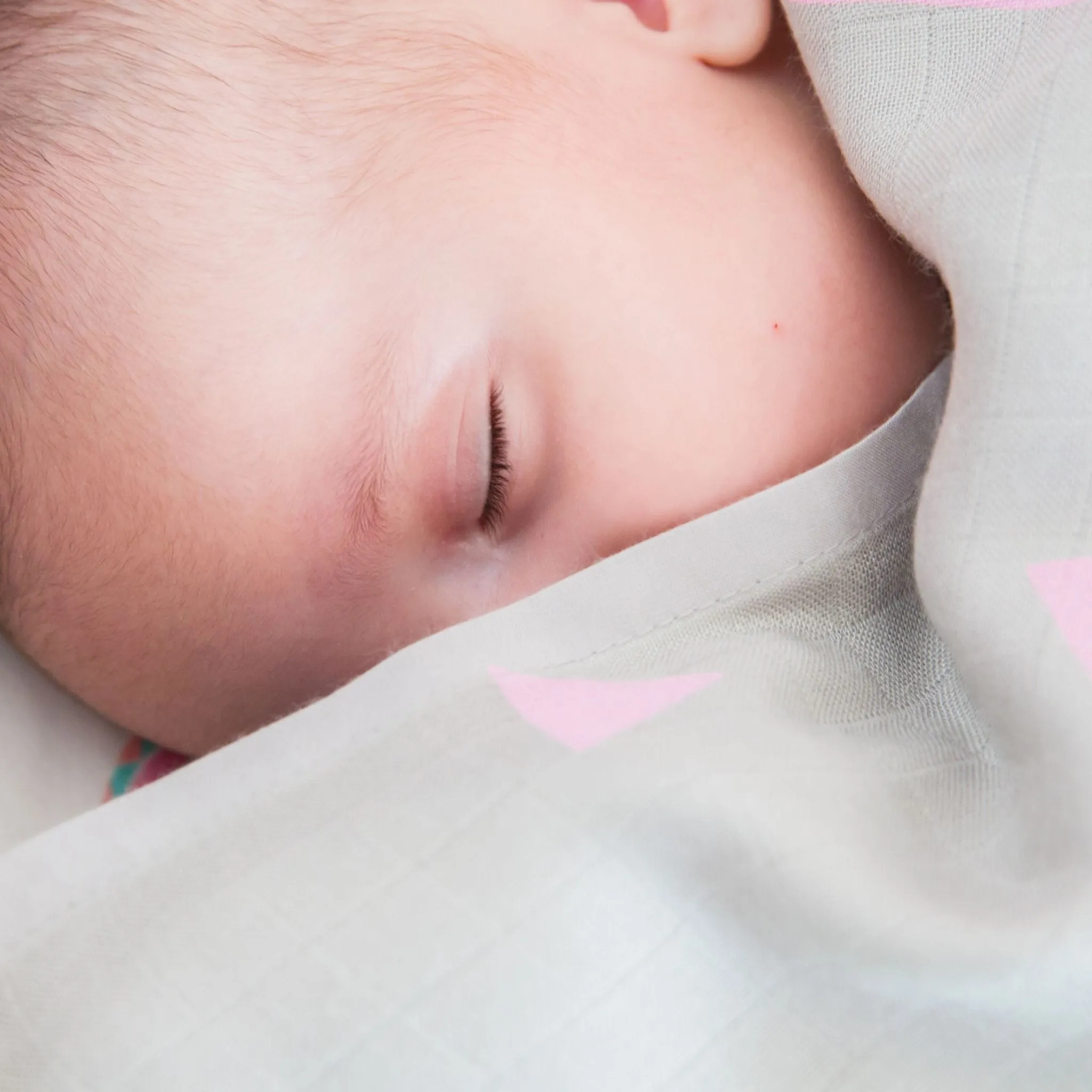 Sensory Blanket for Toddlers -  Grey Triangle