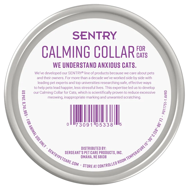 Sentry 30 Day Calming Cat Collar