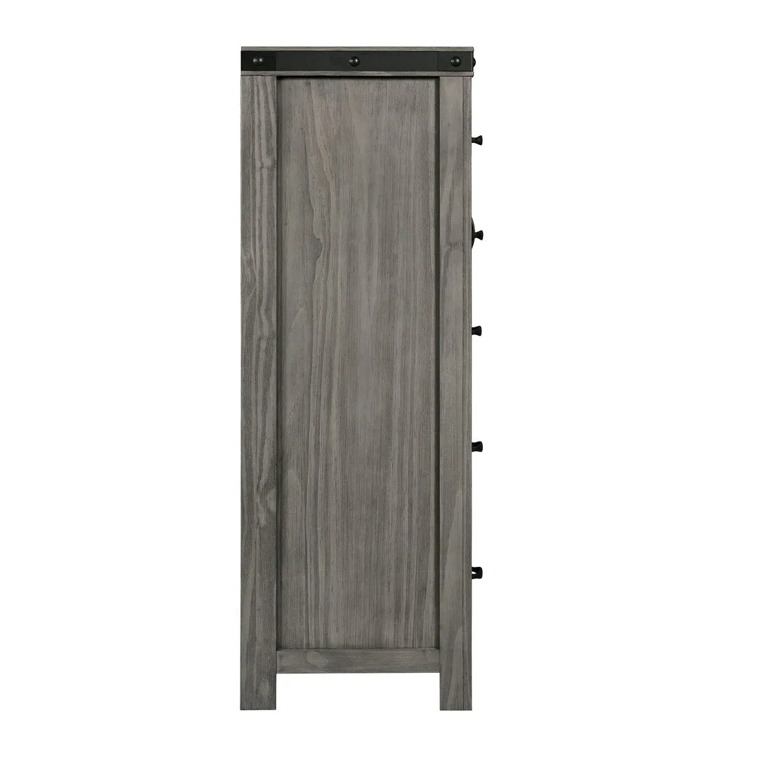 Serena 5 Drawer 38'' W Gentleman's Chest Sand & Stable™