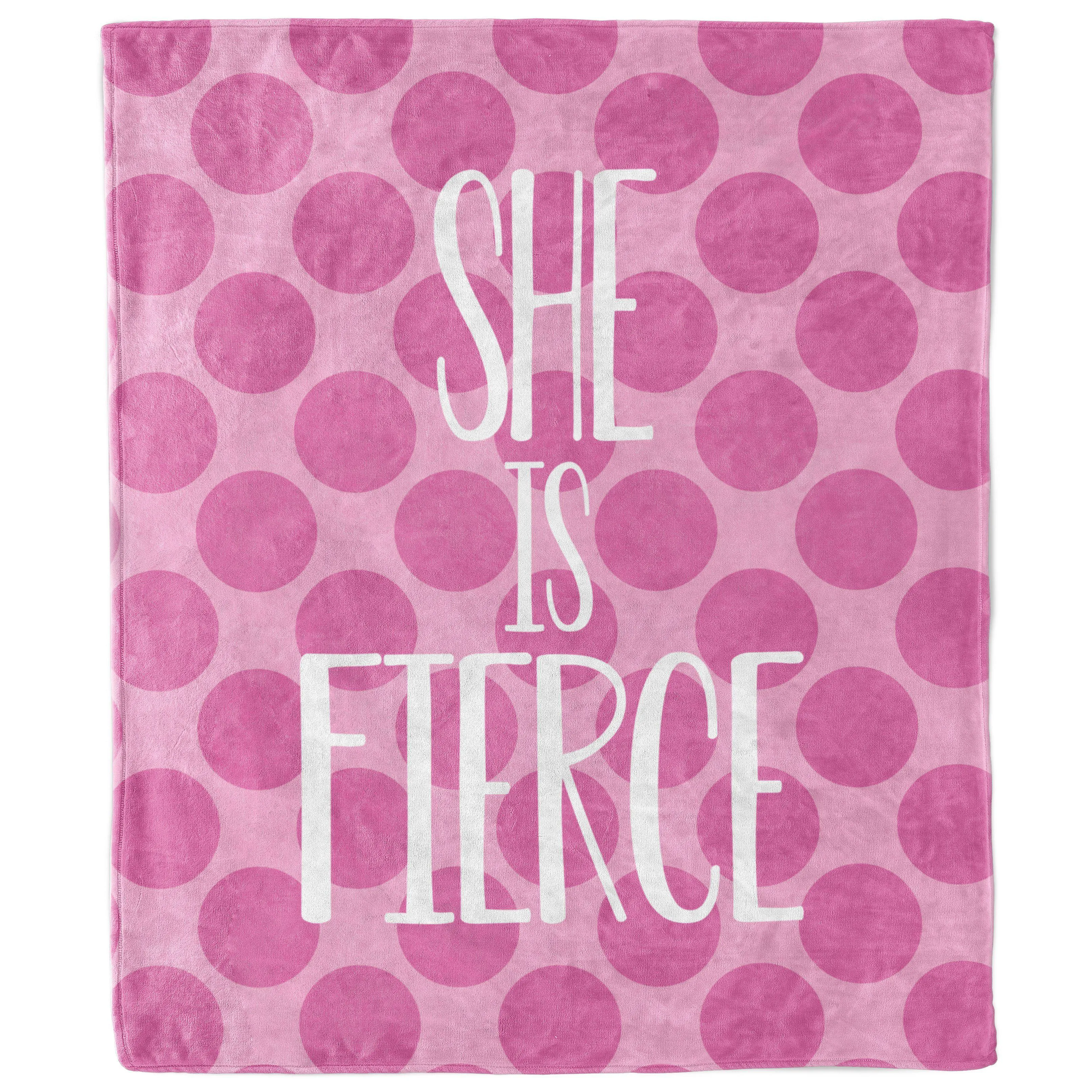 She Is Fierce Blanket