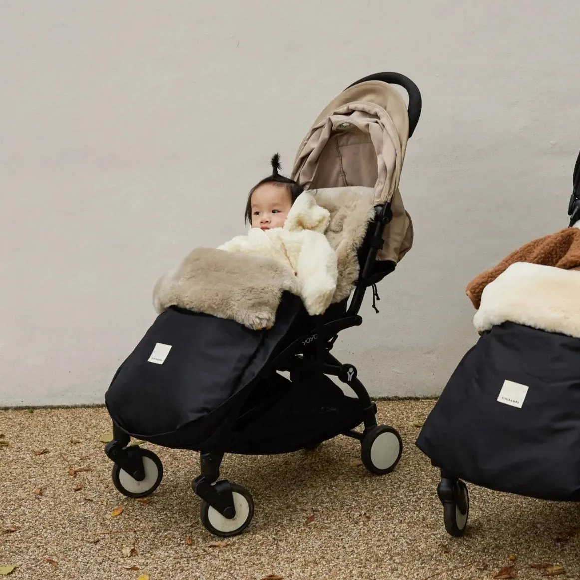 Sheepskin Buggy Puffmuff (Toast)