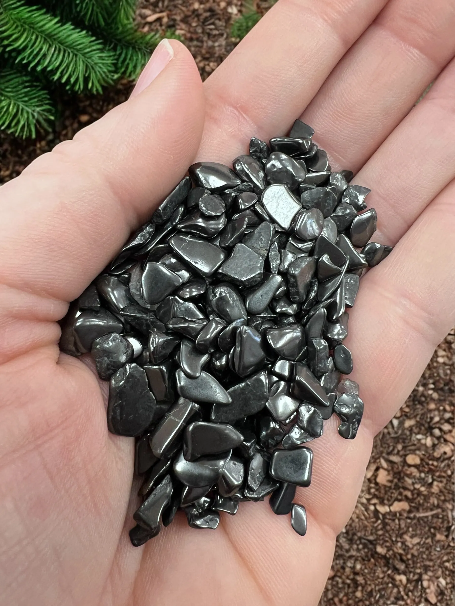 Shungite Gemstone Chips