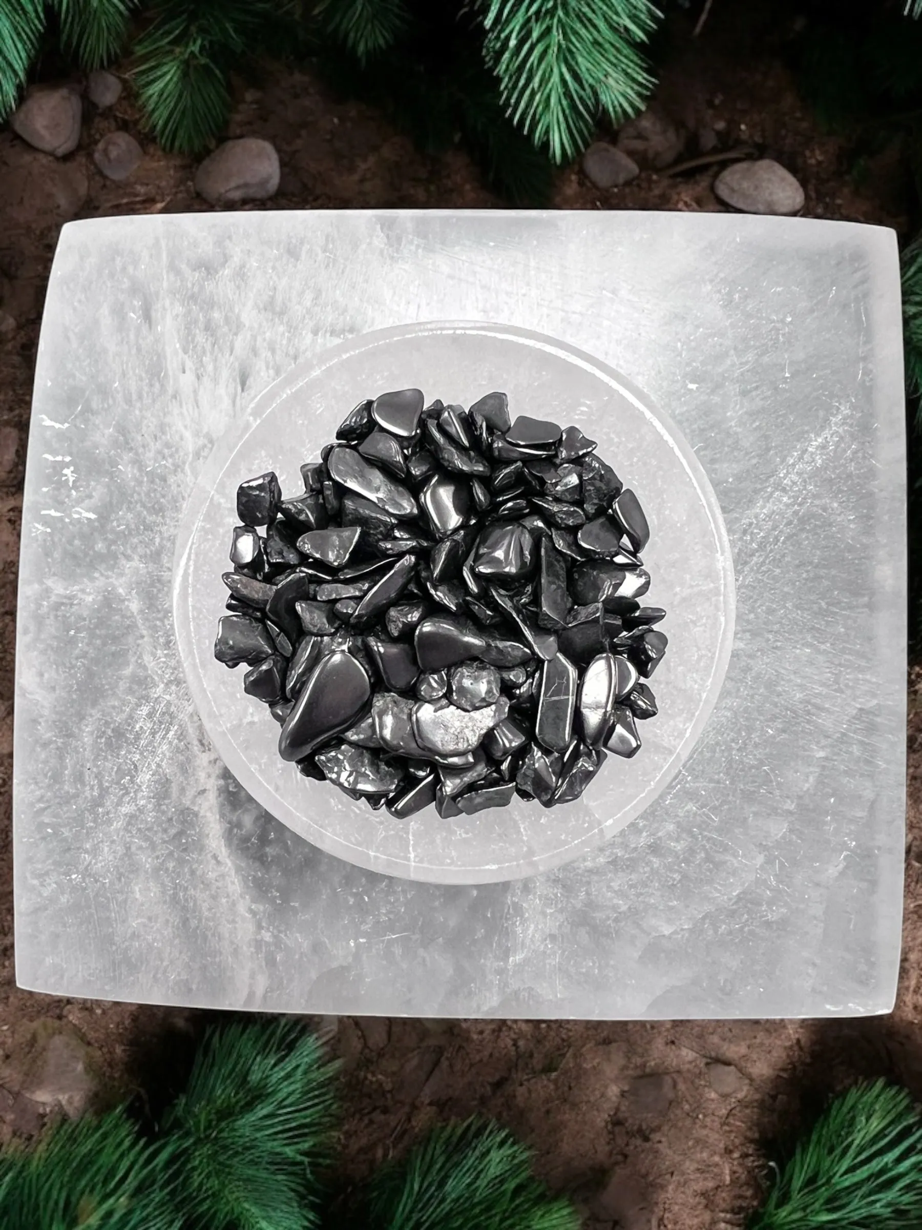 Shungite Gemstone Chips