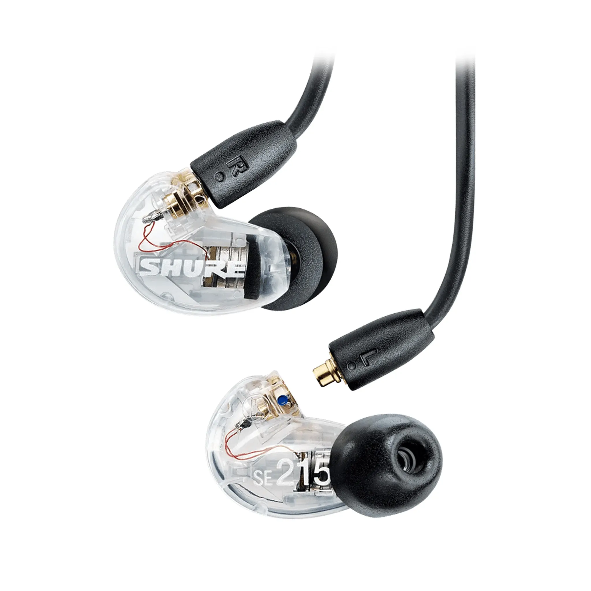 Shure Aonic 215 Sound Isolating Earphones W/Integrated Remote and Mic, Clear
