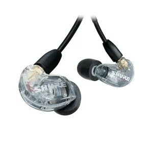 Shure Aonic 215 Sound Isolating Earphones W/Integrated Remote and Mic, Clear