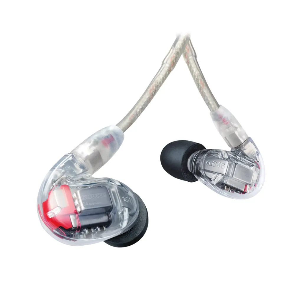 Shure SE846G2 Gen 2 Professional Sound Isolating Earphones, 3.5mm, Clear