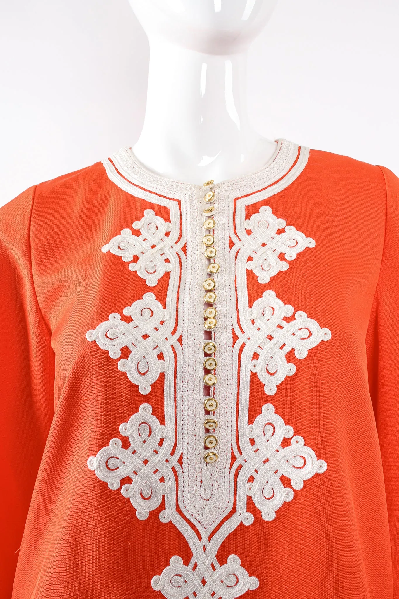 Silk Appliqué Tunic & Pant Set