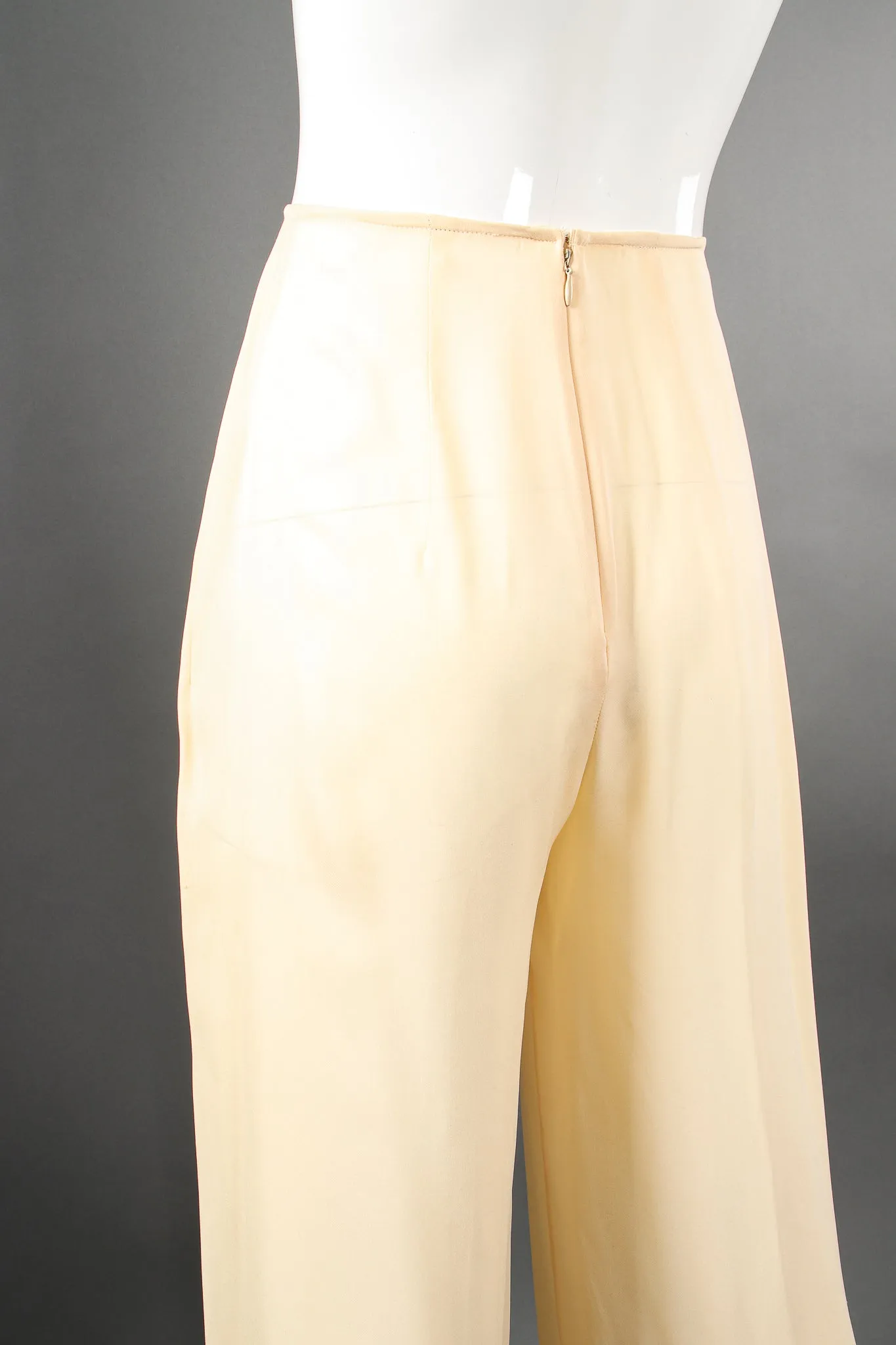 Silk Jacket & Chiffon Pant Suit Set
