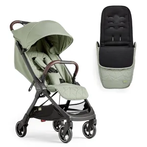 Silver Cross Clic Stroller with FREE Footmuff - Sage
