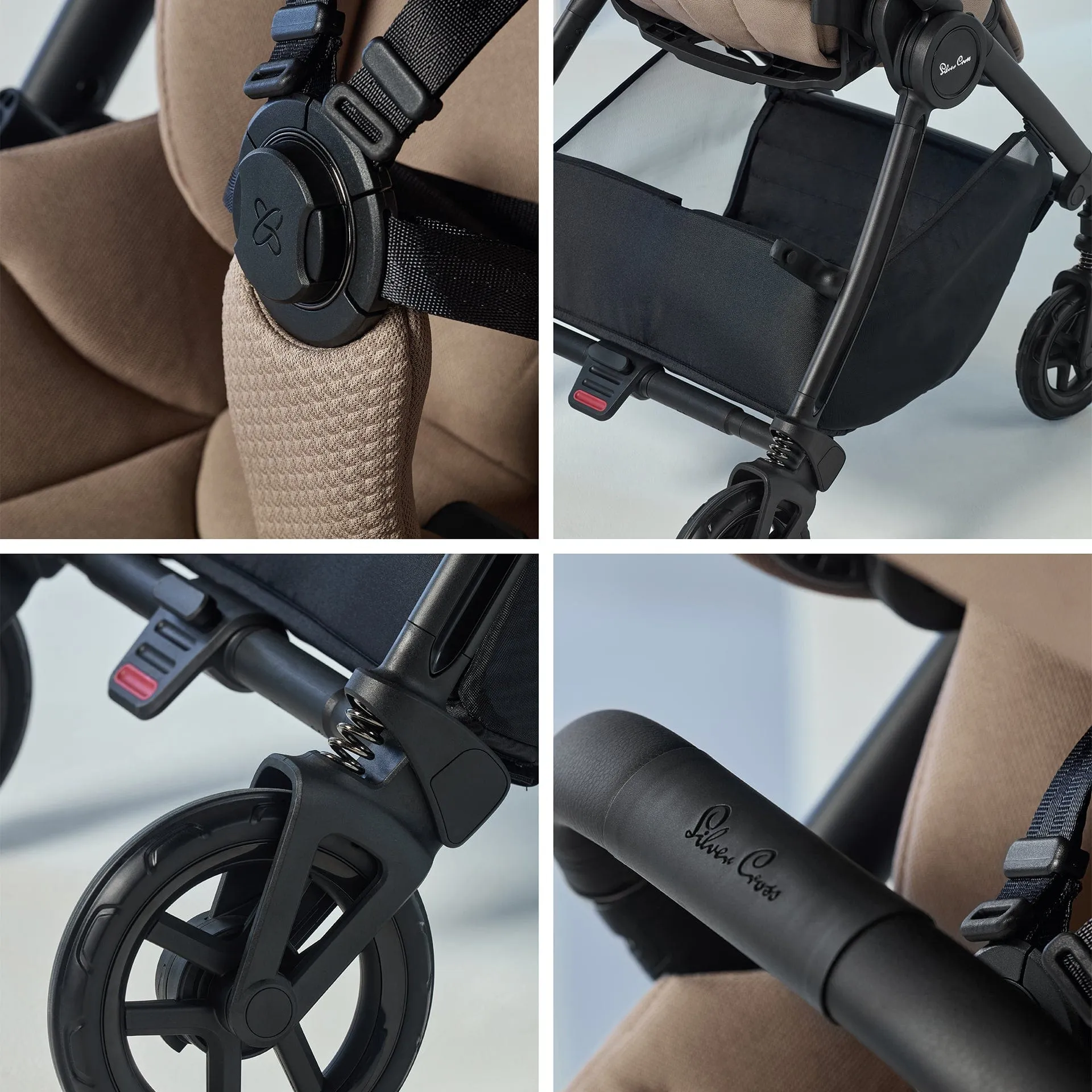Silver Cross Dune 2 Cybex Travel System- Mocha