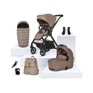 Silver Cross Reef 2 with First Bed Carrycot and Accessory Box - Mocha