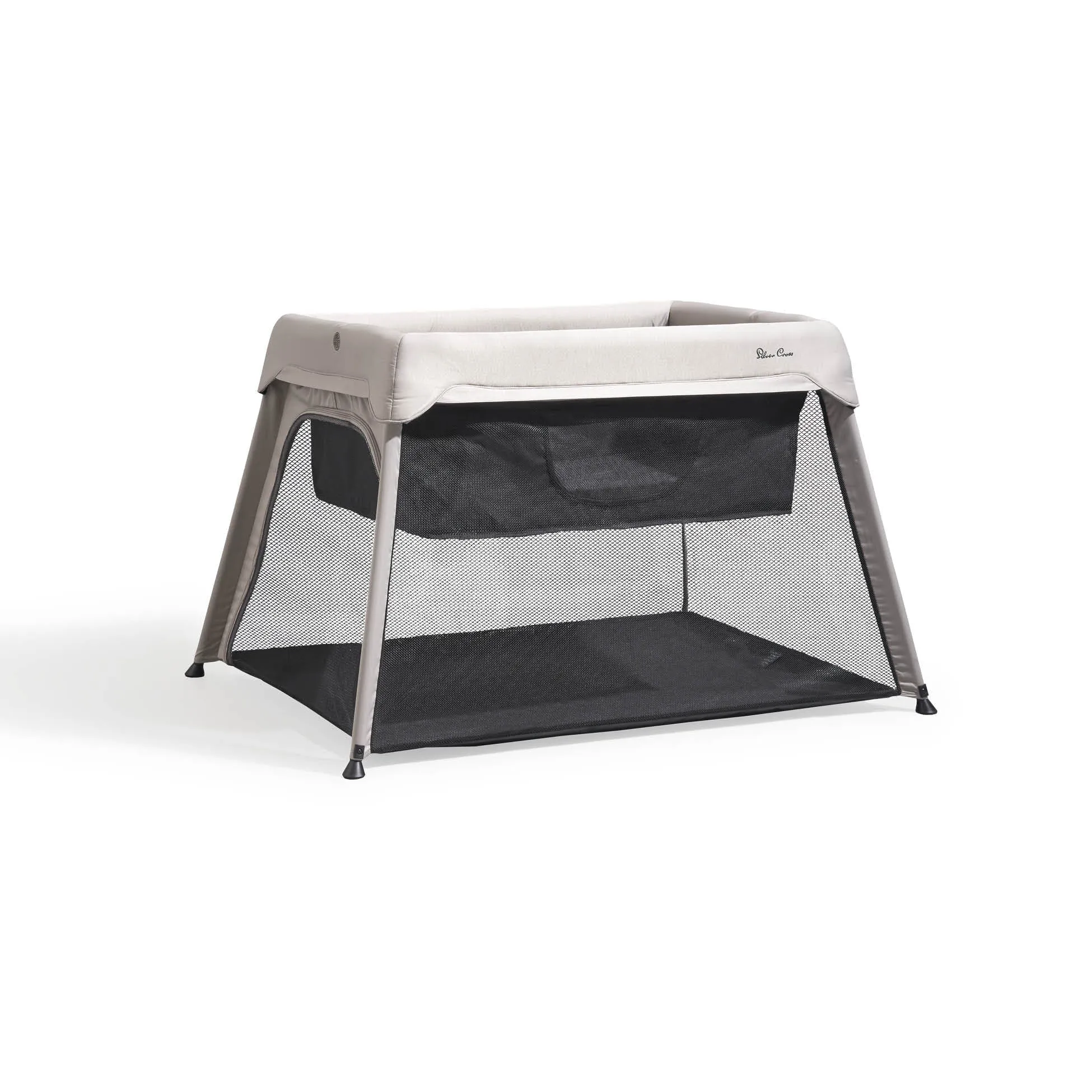 Silver Cross Slumber 3-in-1 Travel Cot - Stone