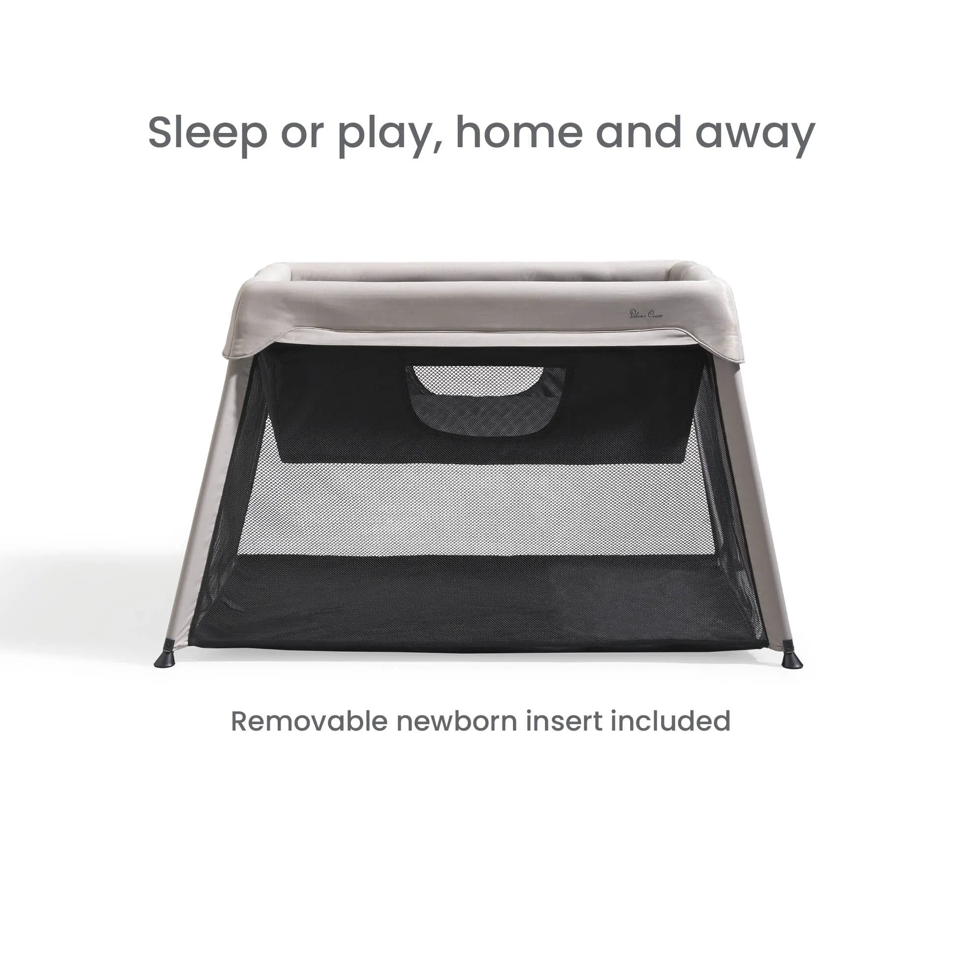 Silver Cross Slumber 3-in-1 Travel Cot - Stone