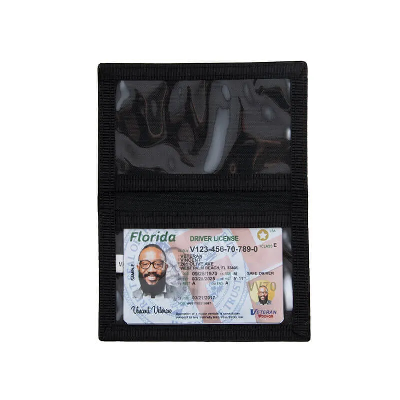 Simple ID Holder - Black