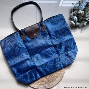 Singapore Folding Tote Bags | SGTB01 | Dark Blue