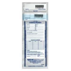 Sirchie Integrity Evidence Bags 4 x 7.5 inch 100 pack