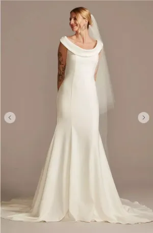 Size 14P David's Bridal WG4013 Ivory Informal