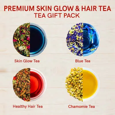 Skin and Hair Gift Box - Tea Gift Set (16 Teabags)