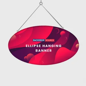 Sky Tube Ellipse Hanging Banner