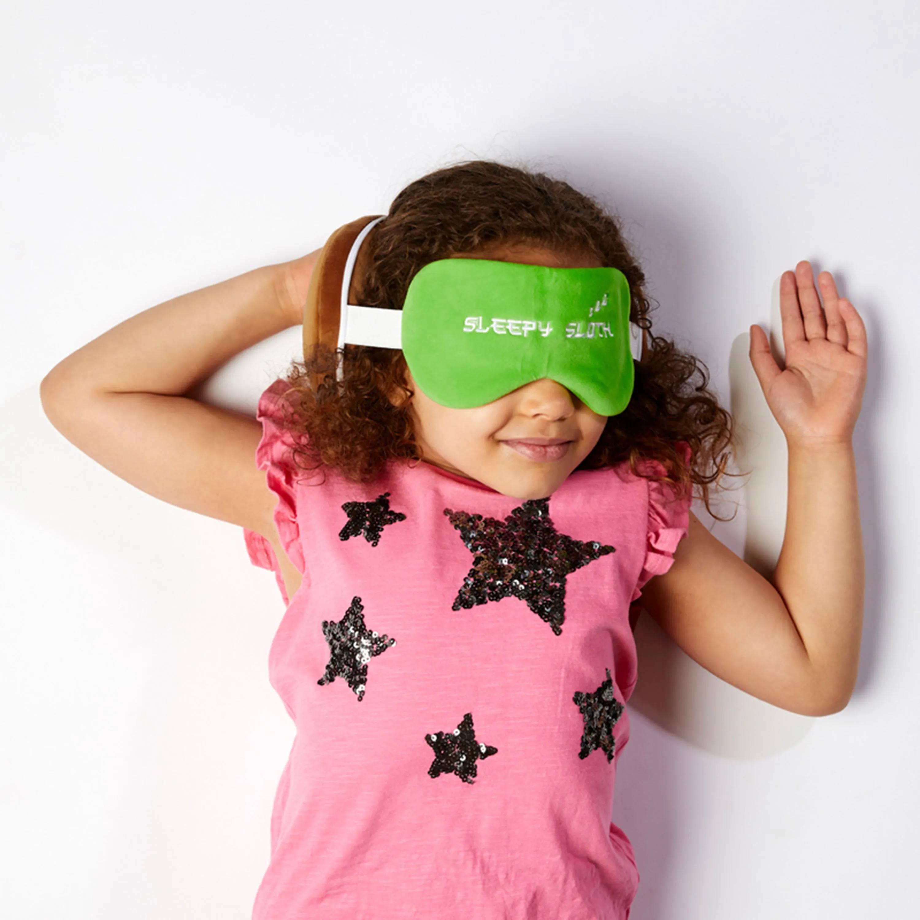 Sloth Relaxeazzz Plush Round Travel Pillow & Eye Mask Set