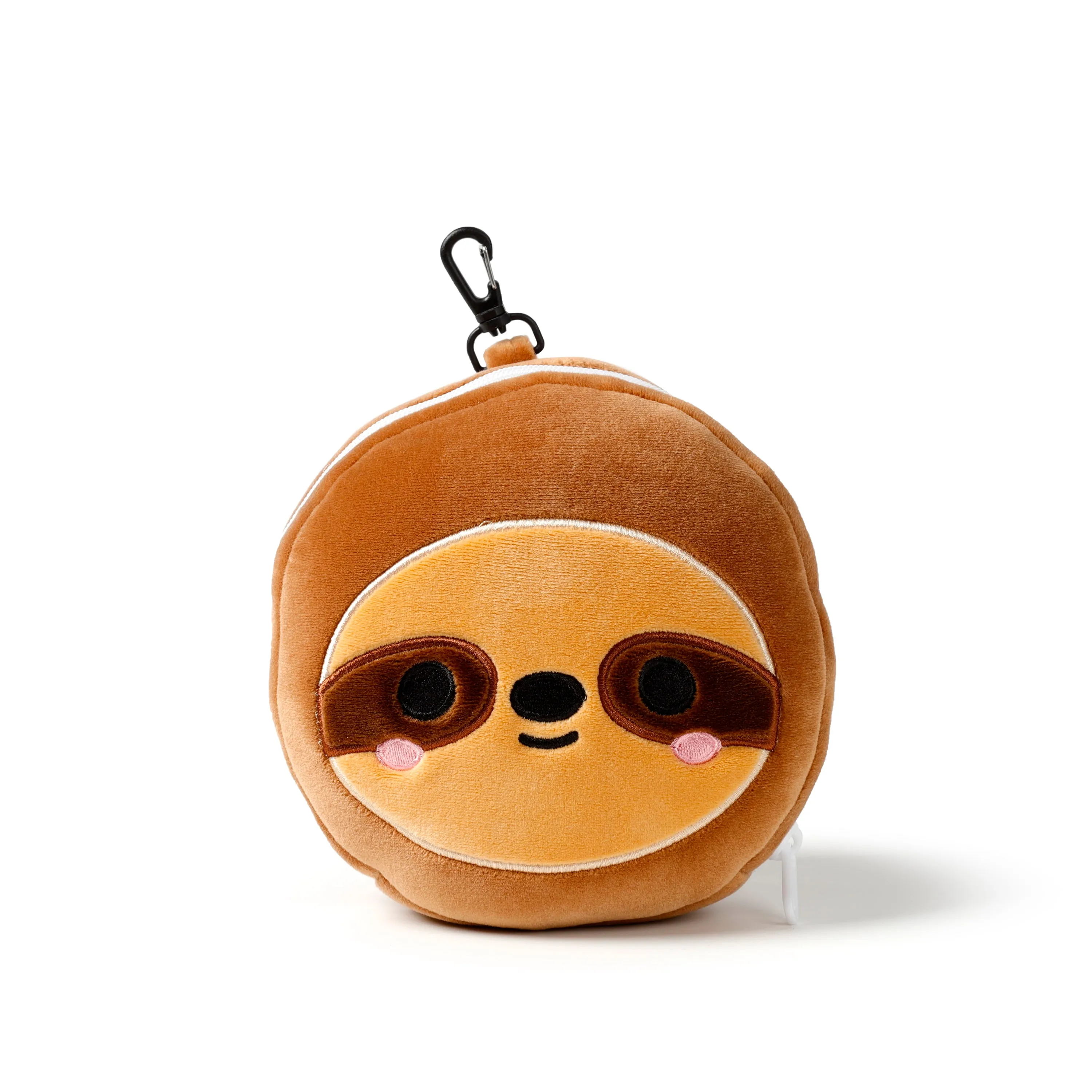 Sloth Relaxeazzz Plush Round Travel Pillow & Eye Mask Set