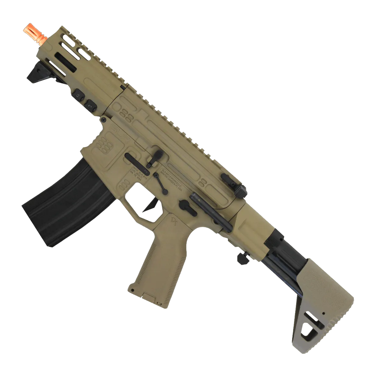 SLR ION 4.25” Lite CQB Gel Blaster - Dark Earth