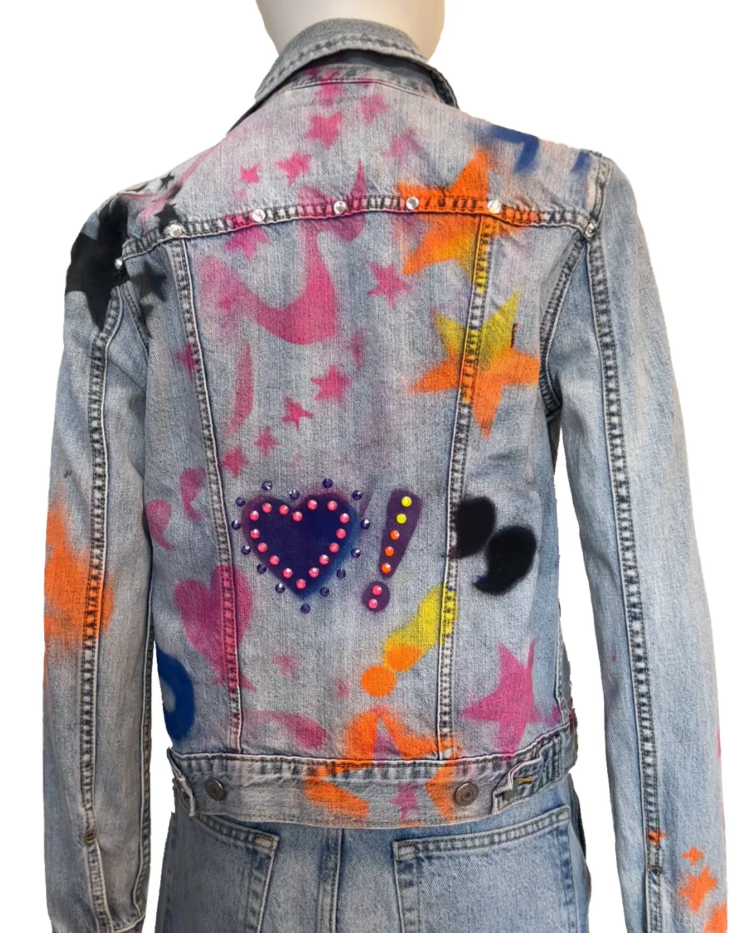 SMILE UPCYCLED LEVI'S DENIM JACKET