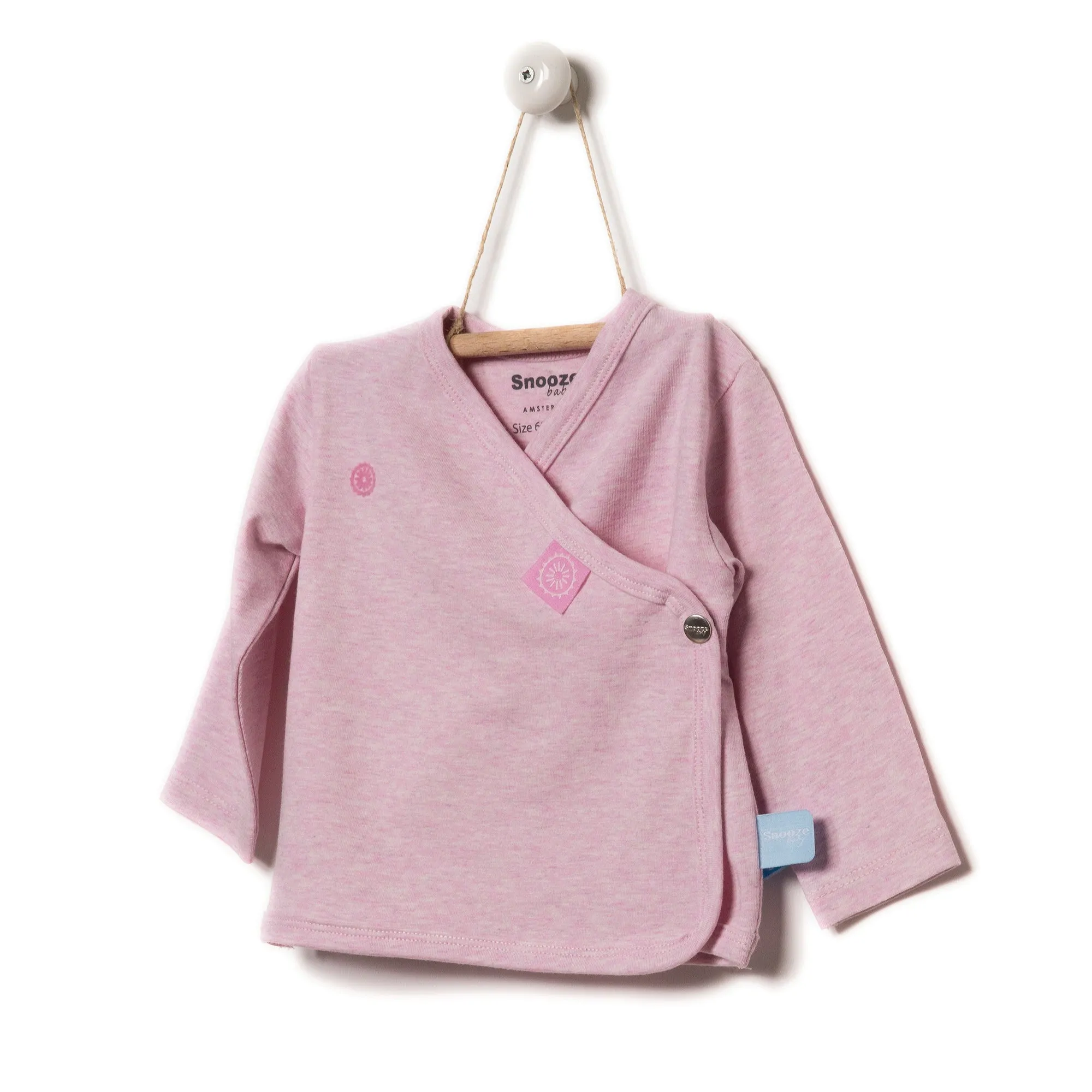 Snoozebaby Cardigan in Pink melange - 4 Sizes