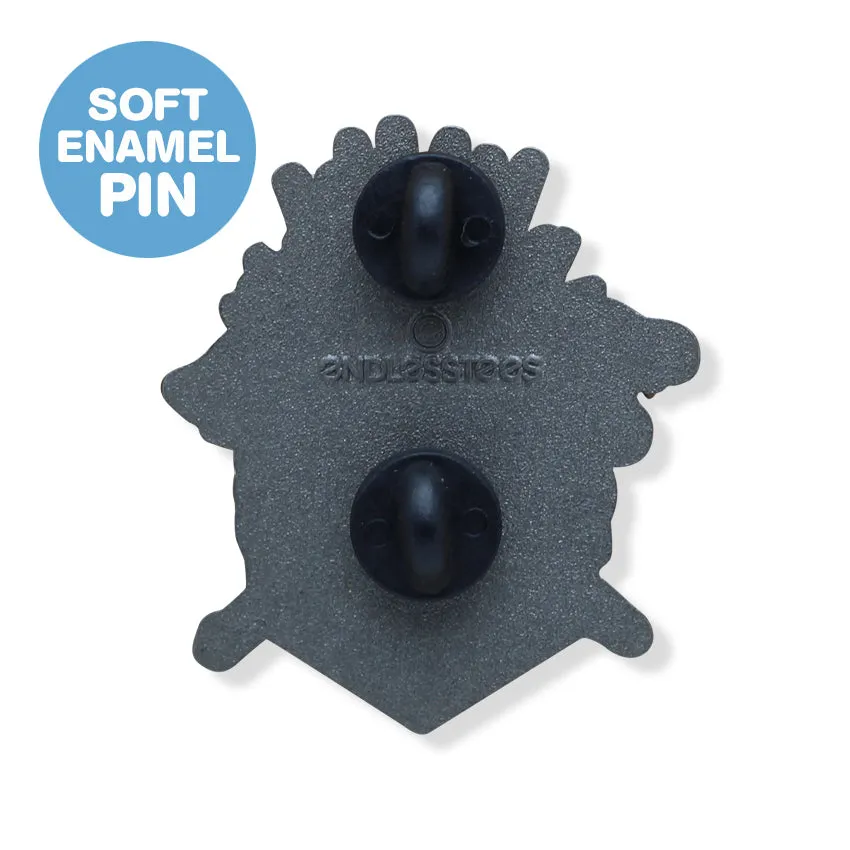 Snow & Crossbones Enamel Pin