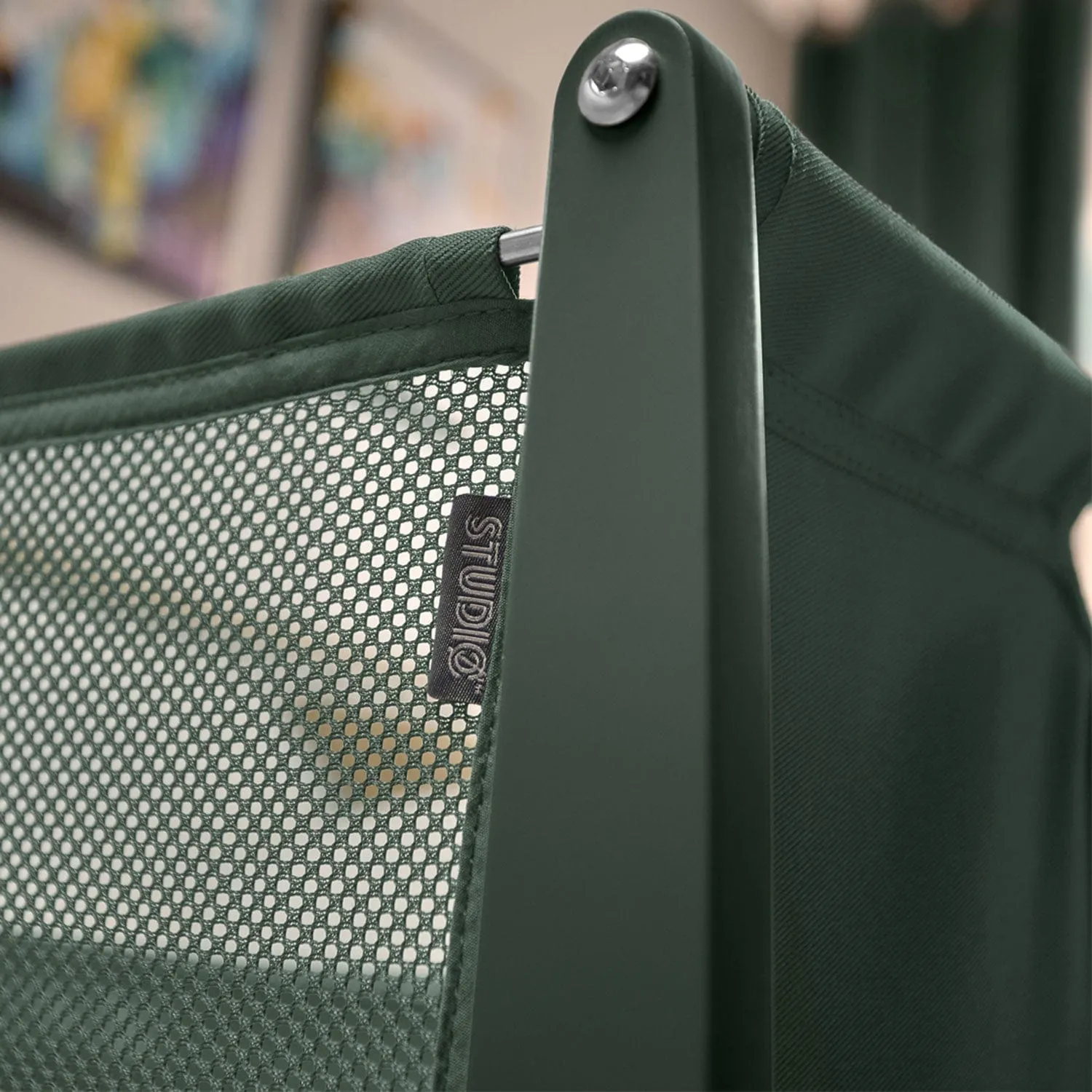 SnuzPod4 Studio Bedside Crib  - Berlin Green