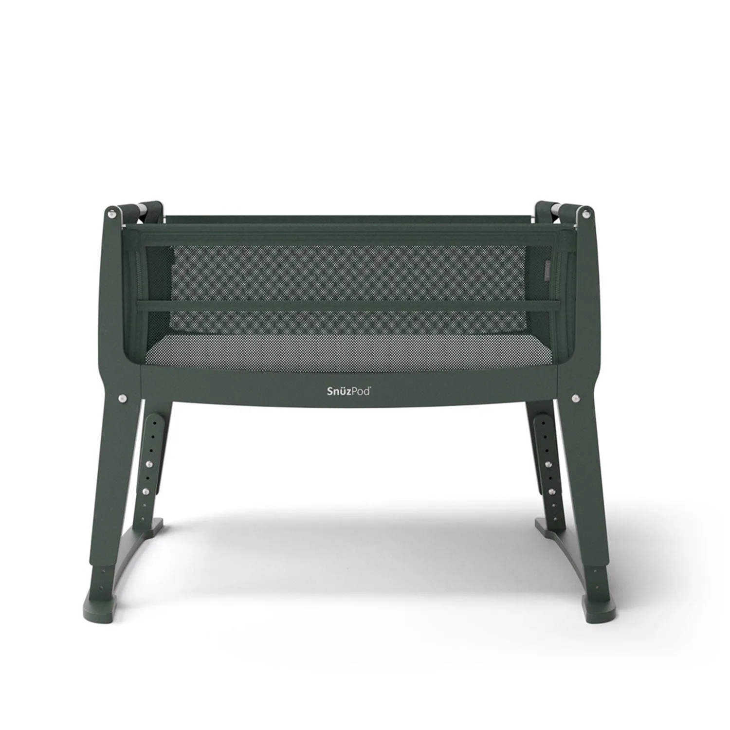 SnuzPod4 Studio Bedside Crib  - Berlin Green