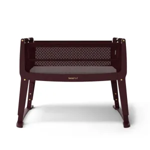 SnuzPod4 Studio Bedside Crib  - Rome Burgundy