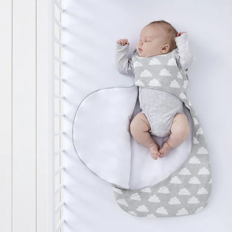 SnuzPouch Sleeping Bag 1 Tog – Cloud Nine 0-6m