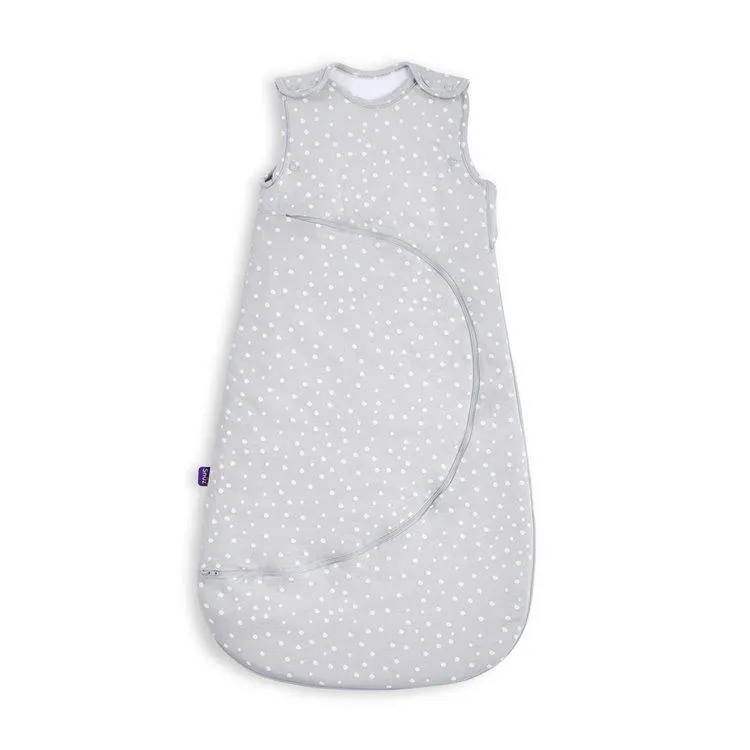 SnuzPouch Sleeping Bag 1 Tog – White Spots 0-6m