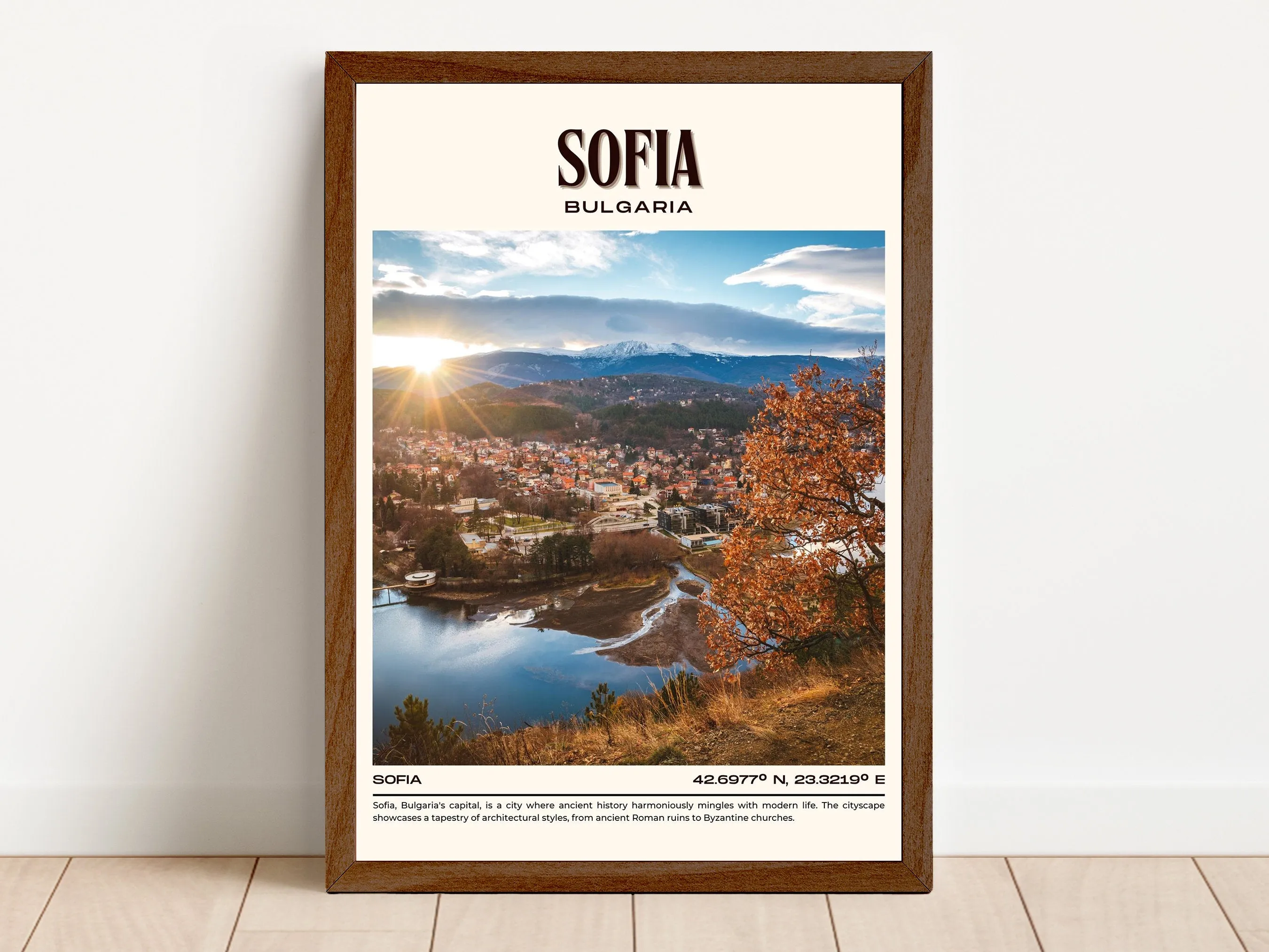 Sofia Vintage Wall Art, Bulgaria