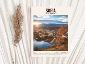Sofia Vintage Wall Art, Bulgaria