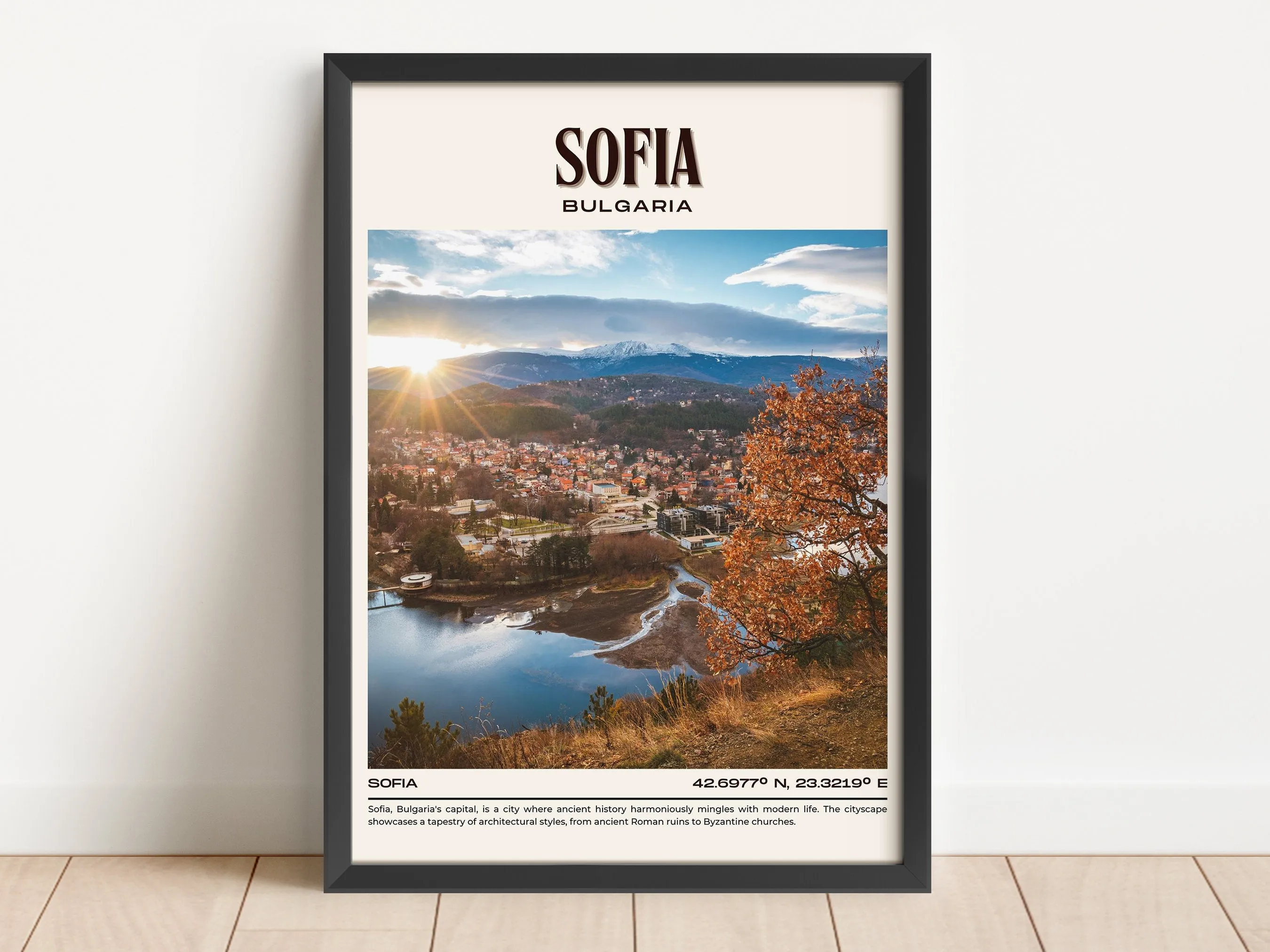 Sofia Vintage Wall Art, Bulgaria