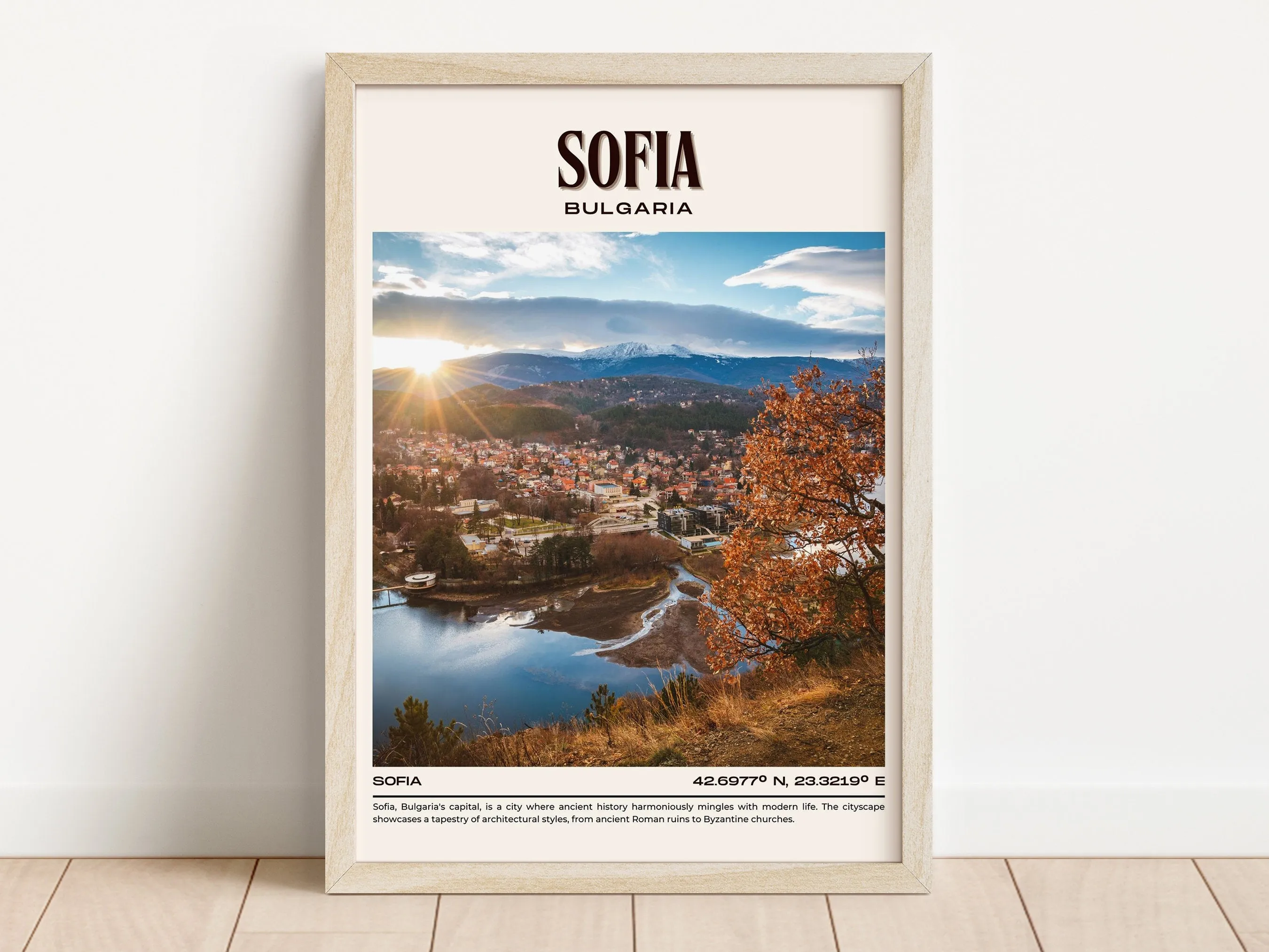 Sofia Vintage Wall Art, Bulgaria